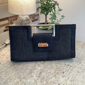 The Limited Black Clutch Handbag